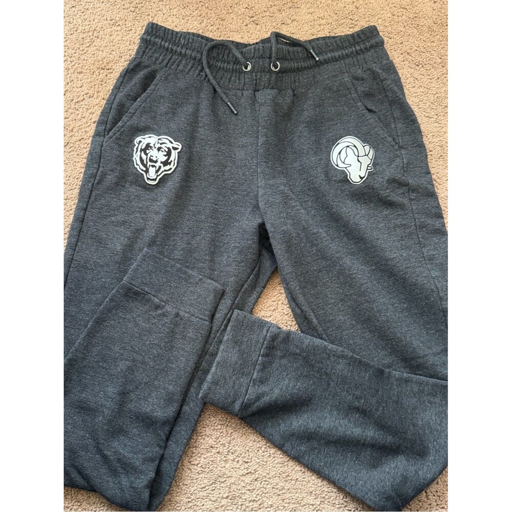 Antigua women’s Charcoal Gray Sweat Joggers with Team Patches